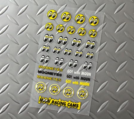 Amazon.co.jp: MOONEYES ムーンアイズ MOON ASSORT 転写シールセット